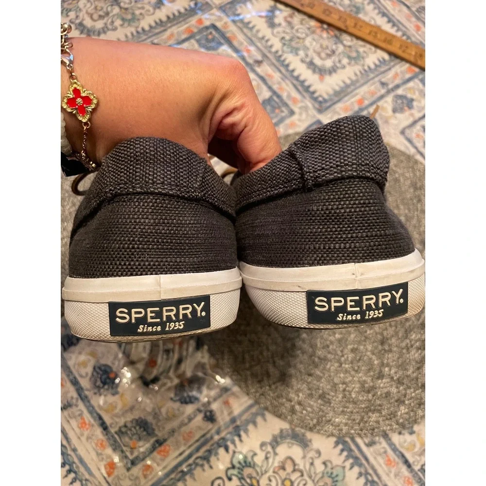 Sperry Top-Sider Mens Striper II CVO Washed Canvas Sneakers blue STS19611Size 12